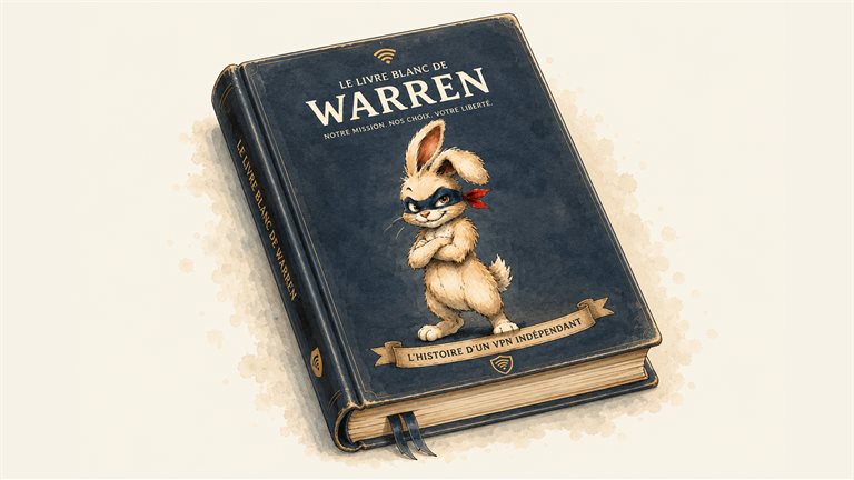 Un ouvrage relié bleu marine posé sur une table claire, titré « Le journal de Bulă », un lapin masqué aux bras croisés sur la couverture